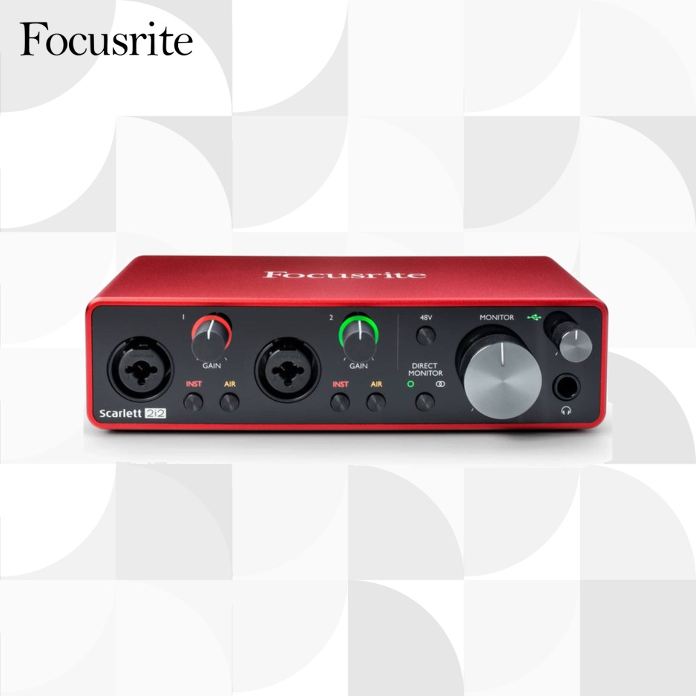 Focusrite Scarlett 2i2 3rd Gen Audio Interface อินเตอร์เฟสเสียง【ส่งตรงจากญี่ปุ่น】