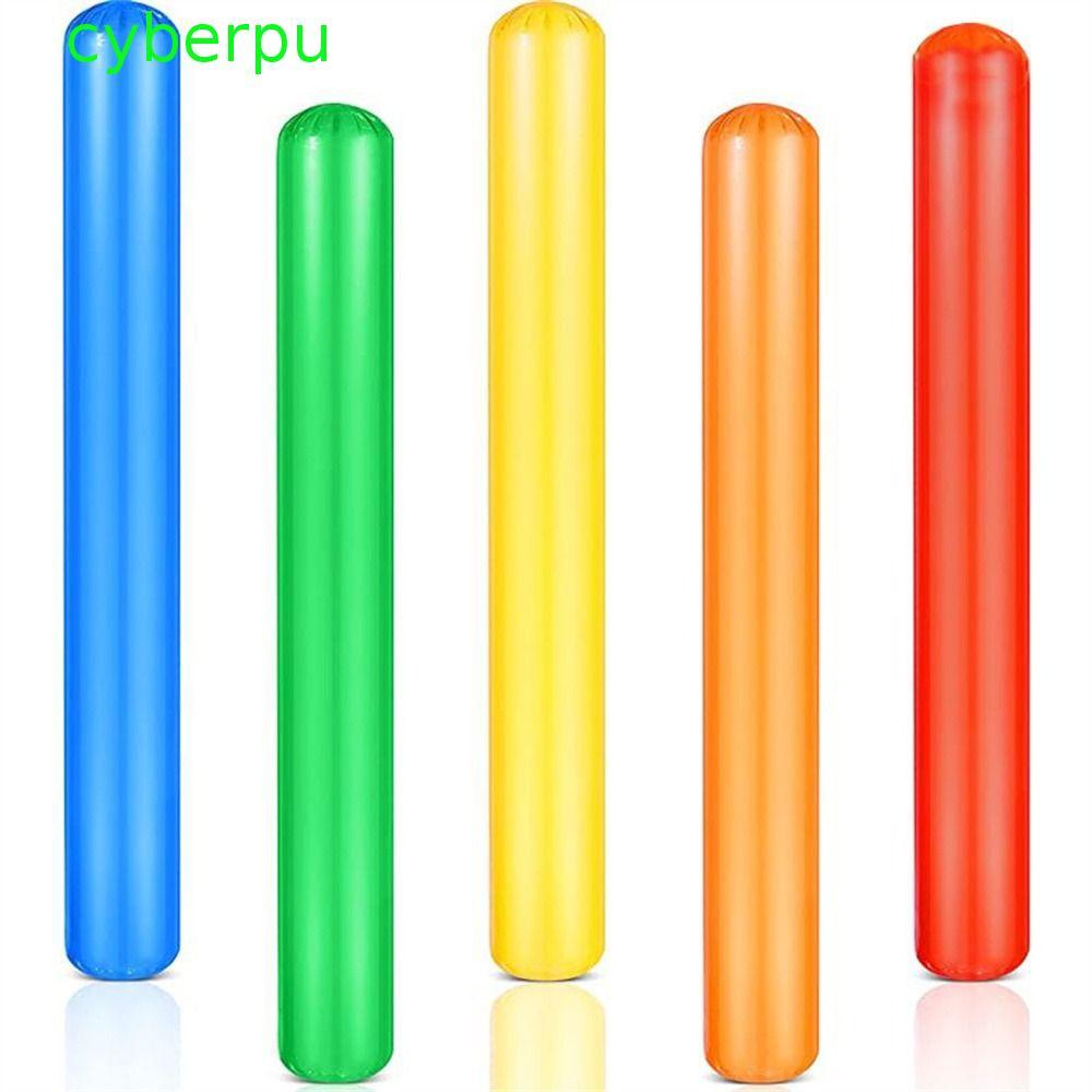 CYBERPULSE Inflatable Cheer Sticks, Float Water Noodles Swimming Pool Inflatable Sticks, Water Games