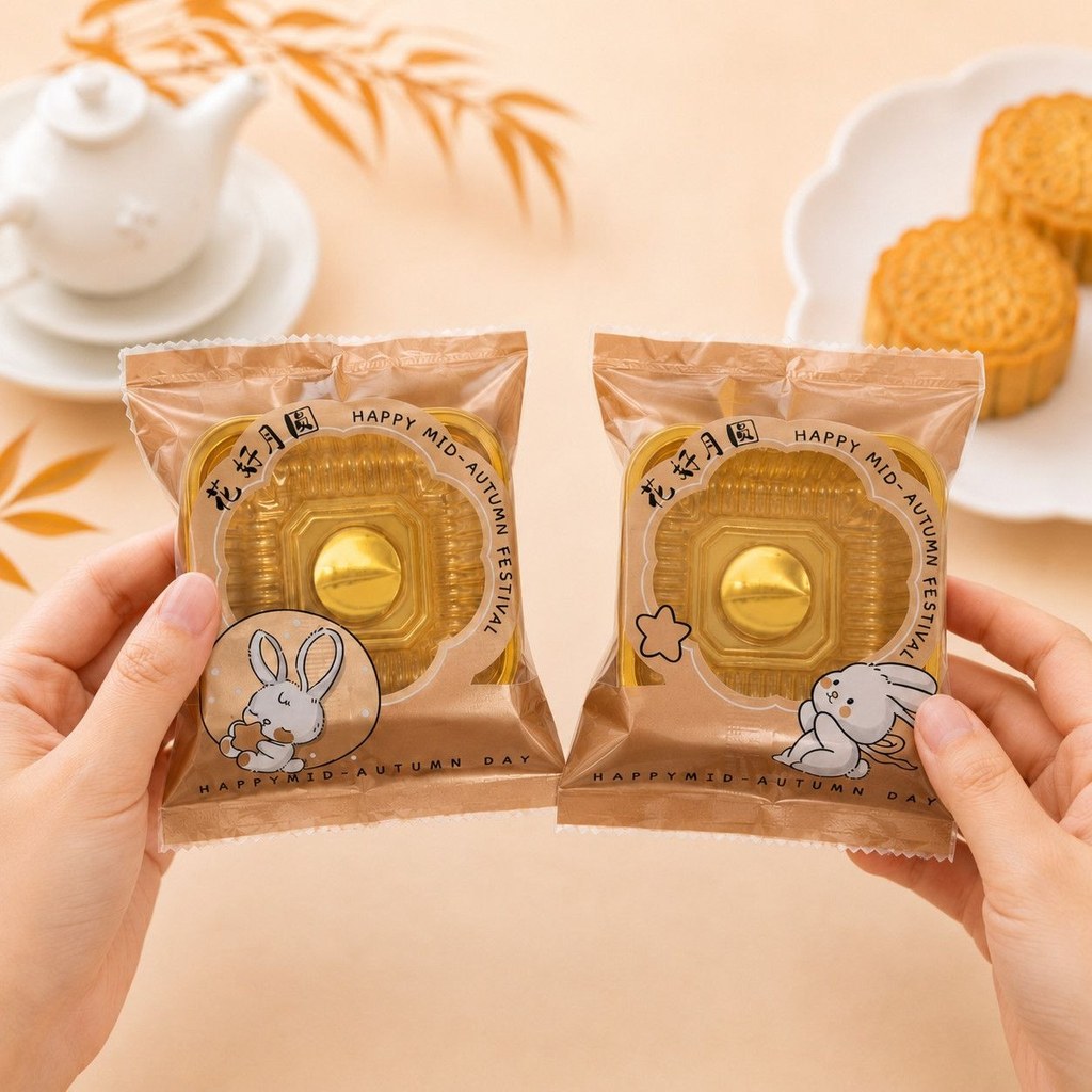 2026 บรรจุภัณฑ์ขนมไหว้พระจันทร์โปร่งใสเทศกาลกลางฤดูใบไม้ร่วง Pastry Pastry Pastry Pastry Pastry Past