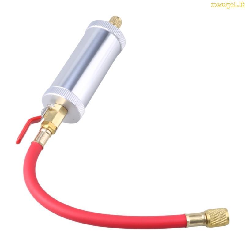 Weroyal Quick Coupler 1 4 1OZ Hand Turn Screw-in Coolant Filling Tube เครื่องมือฉีด
