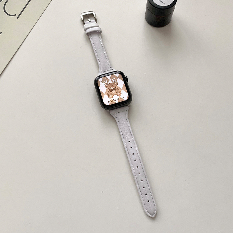 เหมาะสําหรับ Huami สายนาฬิกานาฬิกา S2/S1 Pro สายรัดข้อมือ amazfit GTR4/3/2e สมาร์ท GTS4 หนังแท้ pop 