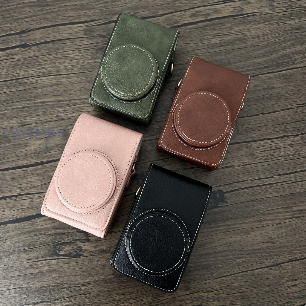 เหมาะสําหรับ Sony การ์ดสีดํา RX100 M2 M3 M4 M5 M6 M7 Canon G5X2 G7x3 เคสป้องกันกระเป๋ากล้อง