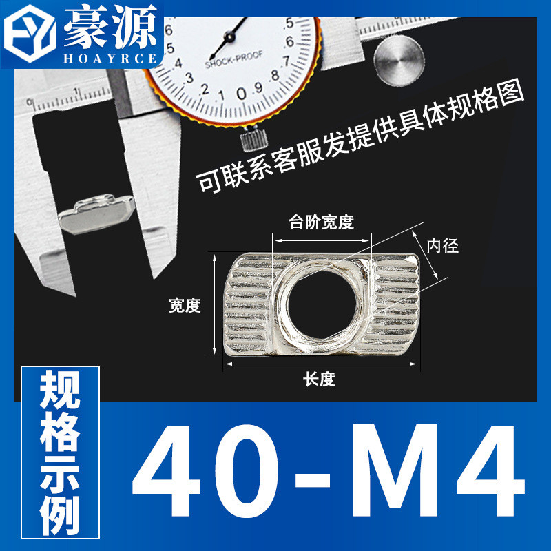 304 สแตนเลส T-Type Nut 20/30/40/45 มาตรฐานยุโรปมาตรฐานแห่งชาติเรือรูปร่างโปรไฟล์ Nut Slider Nut 65FB