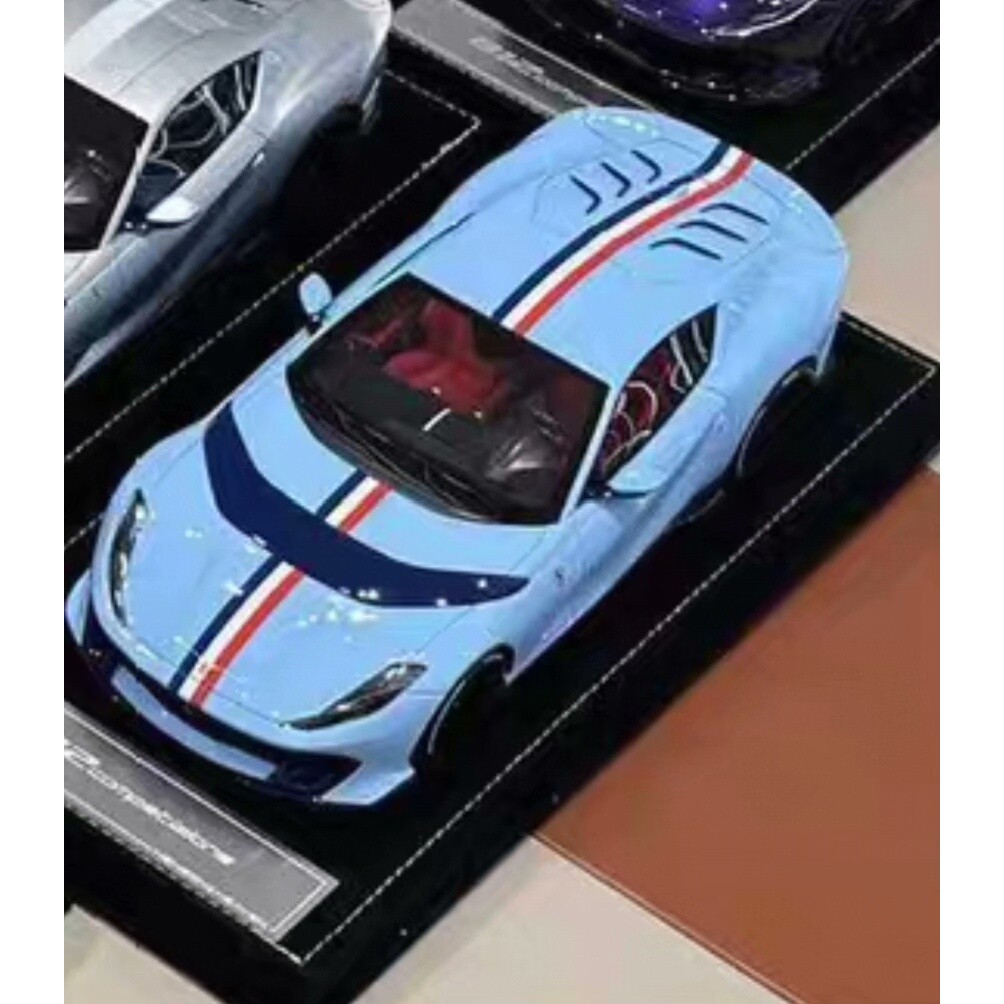 [คลังสินค้าพร้อม] HH Ferrari 812 Competizione1: 18 เครื่องประดับสะสมโมเดลรถเรซิ่น