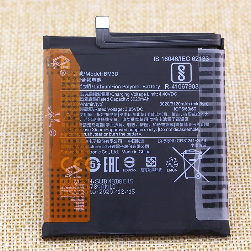 เหมาะสําหรับ Xiaomi 8SE แบตเตอรี่โทรศัพท์มือถือ BM3D แบตเตอรี่เดิม BM3F แบตเตอรี่ลิเธียมบอร์ด Xiaomi