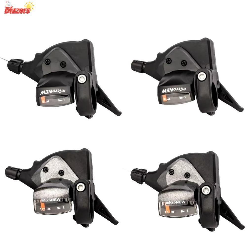 BLAZERS จักรยาน Levers Shifter, 7/8/9/10/11Speed Universal Mountain Bike Shifter, ทนทานซ้ายขวา Thumb Gear Shifter จักรยานเสือหมอบ