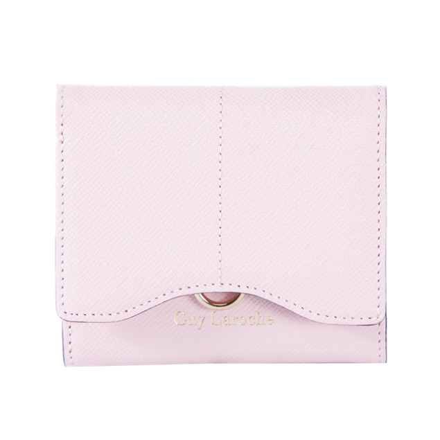 Guy Laroche กระเป๋าสตางค์ผู้หญิง 3 พับสั้น สีชมพู รุ่น AGP09112S6PIS