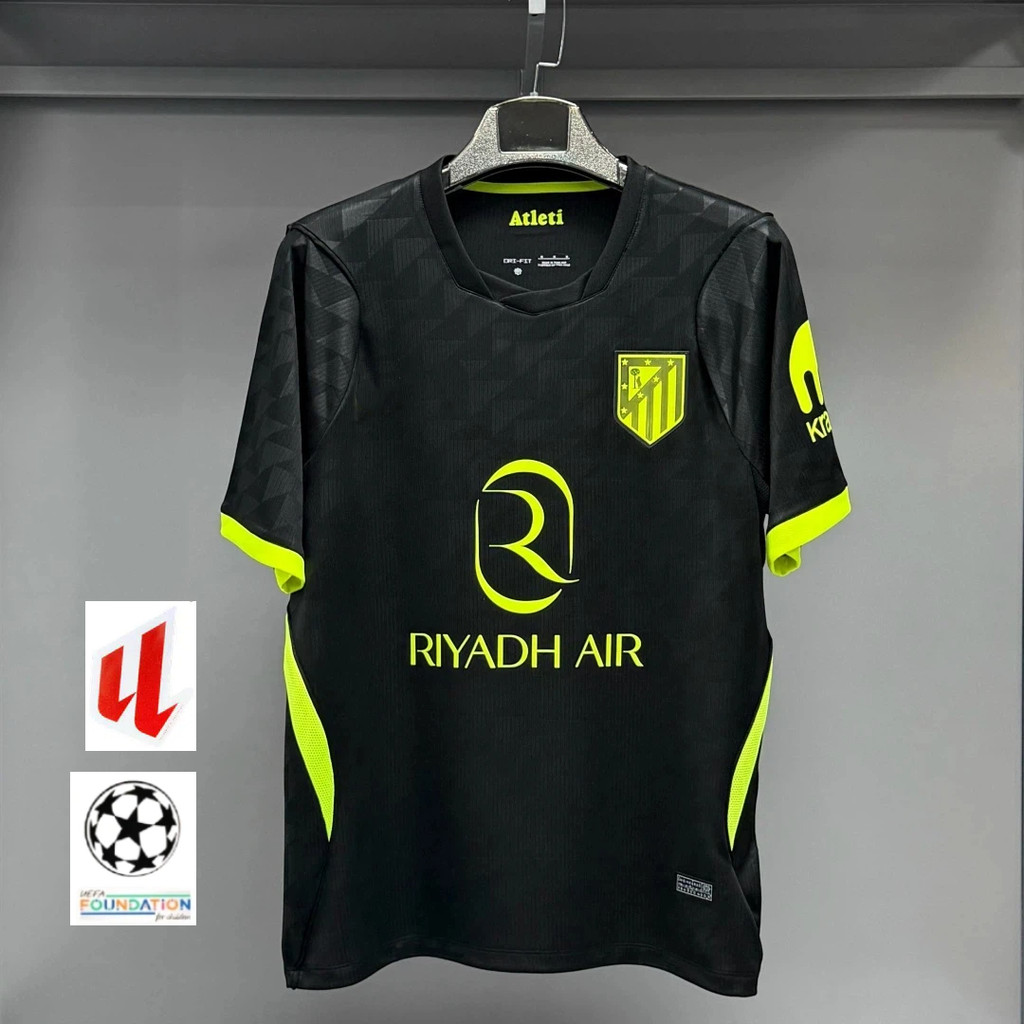 Fan Version 26/27 Atletico Madrid Away Jersey J.ALVAREZ #19 เสื้อฟุตบอลชาย S-4XL