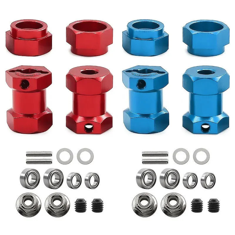 2 ชิ้น 12 มิลลิเมตรล้อโลหะ Hex Hub อะแดปเตอร์สําหรับ Tamiya DT02 DT-02 DT03 58354 กบ 5846 Grasshoppe