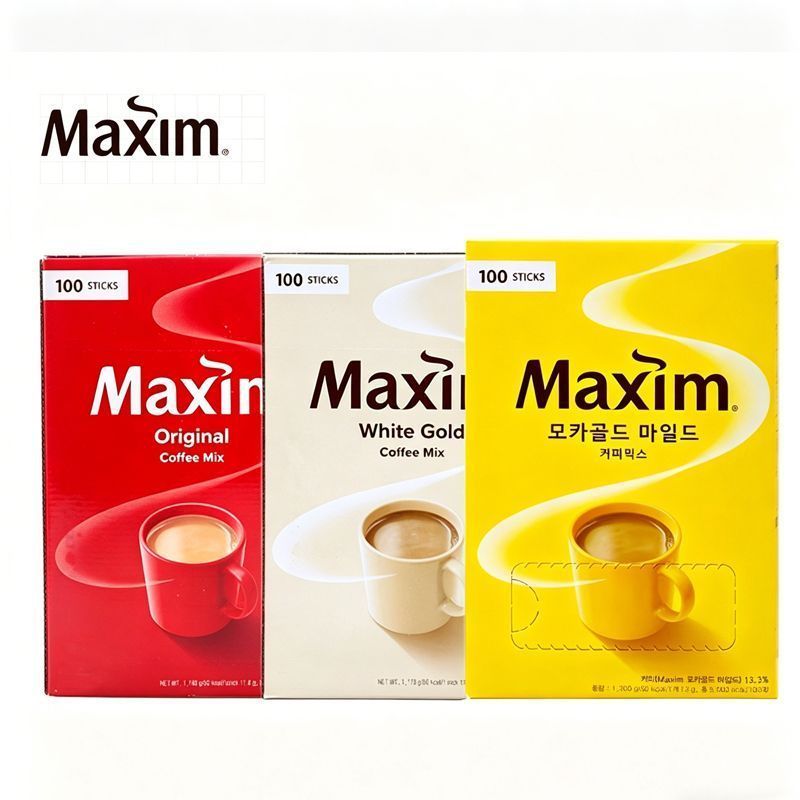 เกาหลีนําเข้าสิ่งที่ Huang Maxim 3-in-1 Mocha Coffee Original Maxim Instant Korean Coffee Powder 9.2