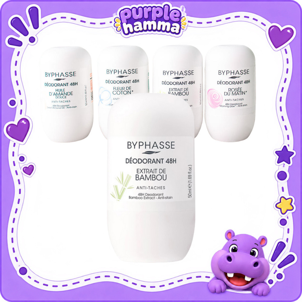 Byphasse Roll-On Deodorant 48H 50ml x 1ea | ส่งจากเกาหลี