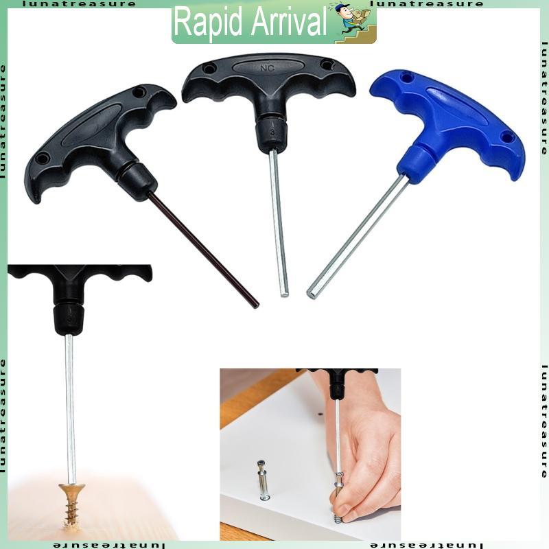 Lun T Handle ประแจซ็อกเก็ต Hex ซ็อกเก็ต T ประแจ Spanner ซ่อมเครื่องมือสําหรับรถบ้านมือเครื่องมือบํารุงรักษา 2 5 มม.-8 มม.