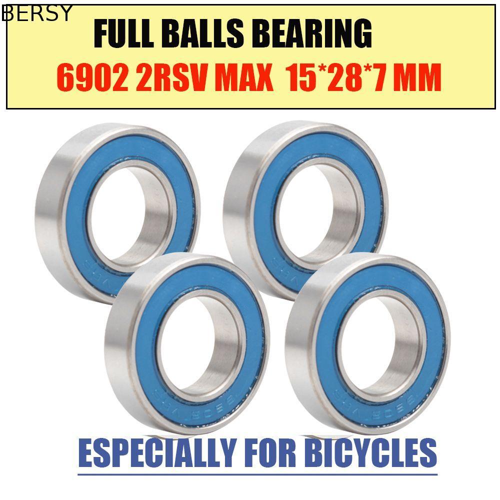 BERSY 6902 VRS MAX แบริ่ง 6902LLU 6902 VRS อะไหล่ซ่อม Anti-กัดกร่อนปิดผนึกด้วยจาระบีสีฟ้าปิดผนึก 690