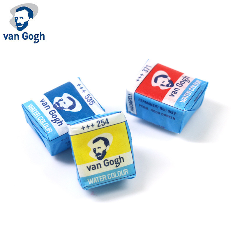 Holland Van Gogh สีน้ําสีทึบเสริม Monochrome Van Gogh Sketch [cxQ]
