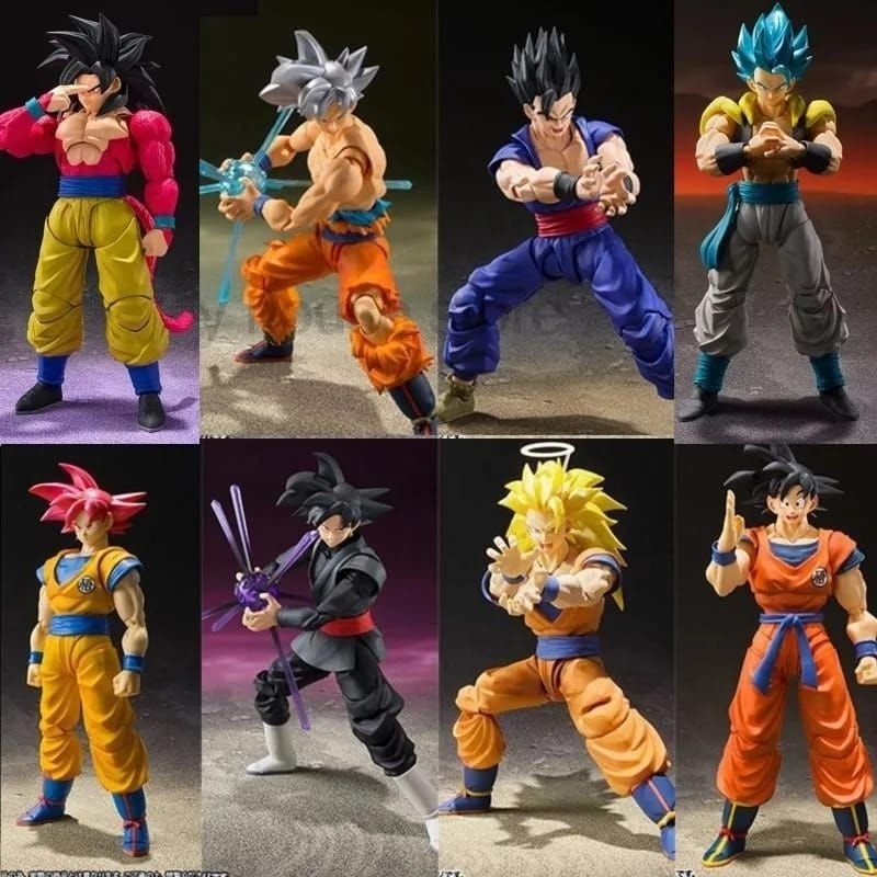Action figure son goku dragon ball shf กางเกง vegeta goku akuma picollo