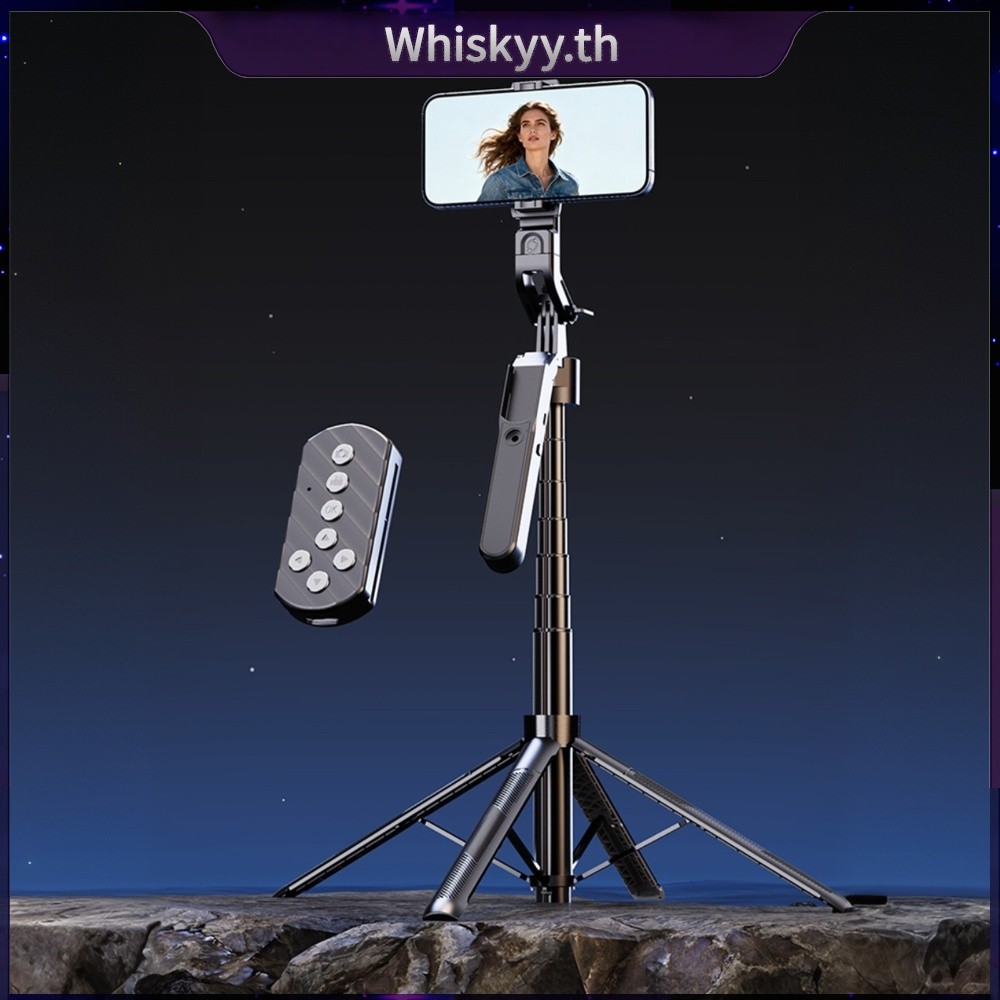 [whiskyy.th] ไม้เซลฟี่อัจฉริยะ 360° เสาทางเดียว 1.8M