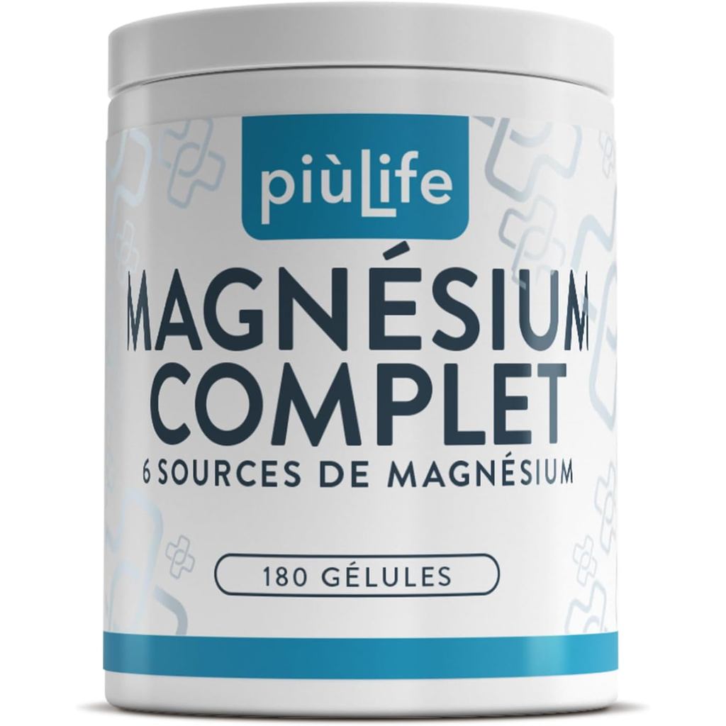 Magnesium Compound 6s, Pi Life, 300 มก. รายวัน-360 แคปซูล