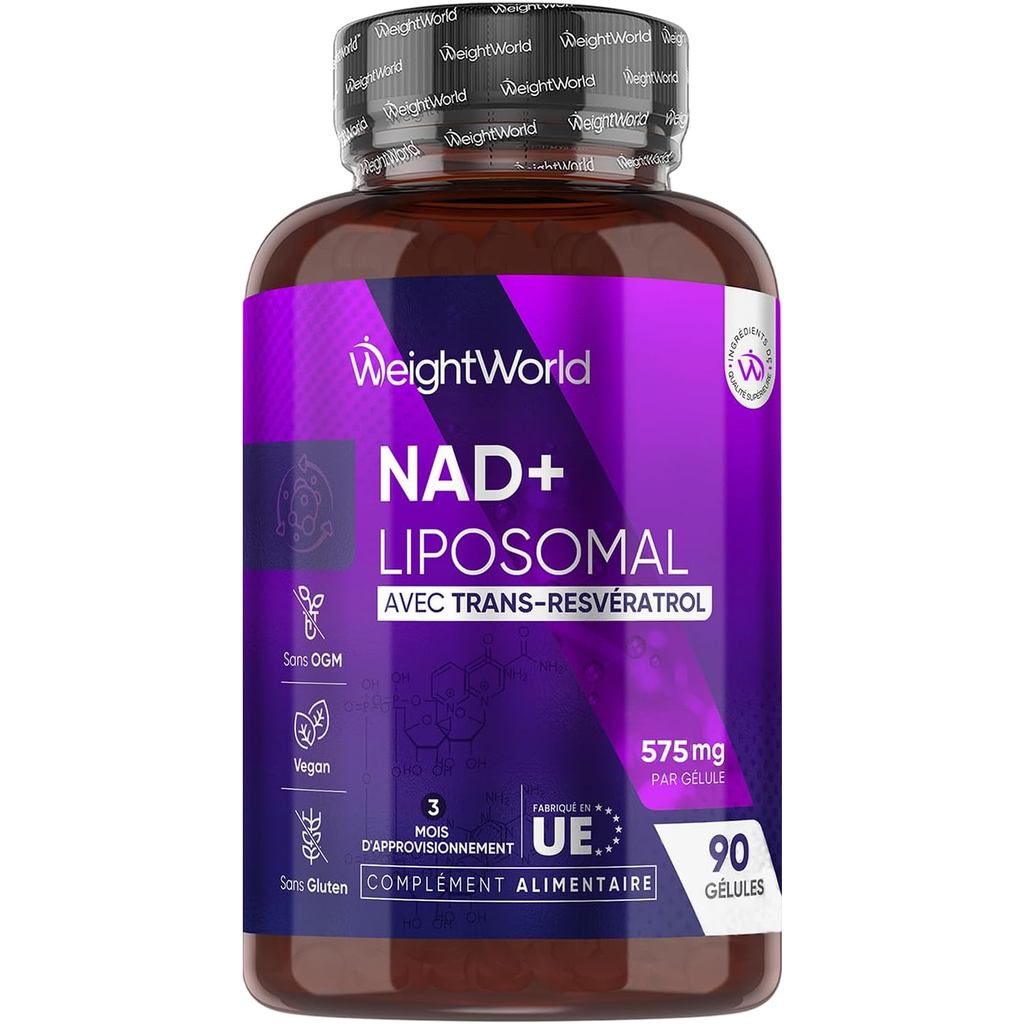 NAD+Lipid ประกอบด้วย Phospholipid Complex NAD+Lipid Resveratrol 90 แคปซูล