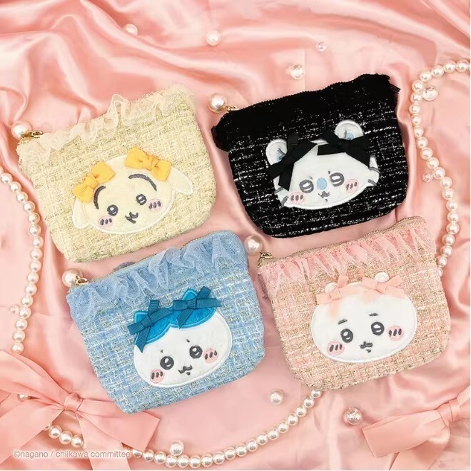 Chikawa chikawa กระเป๋าเครื่องสําอางการ์ตูนน่ารัก Usaki Eight Lace Storage Bag#94ALdfr#