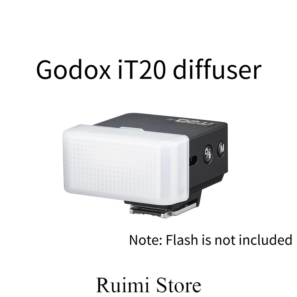 Godox IT20-DF Softbox Diffuser สําหรับ Godox iT20 แฟลชบนกล้อง, อุปกรณ์เสริมการถ่ายภาพกล้อง