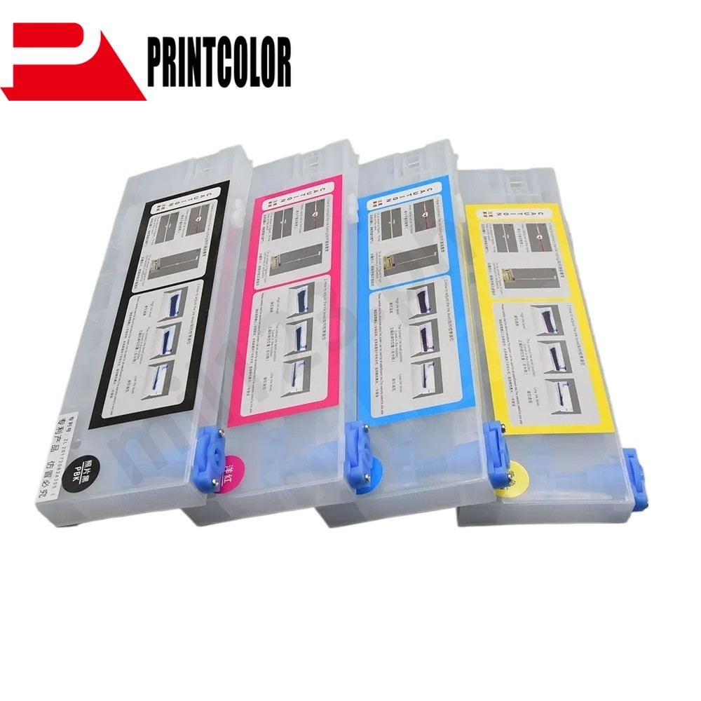 Eco Solvent Printer 220ml CISS ถังย่อยพร้อมลอยสําหรับตลับหมึกเครื่องพิมพ์ Format กว้าง