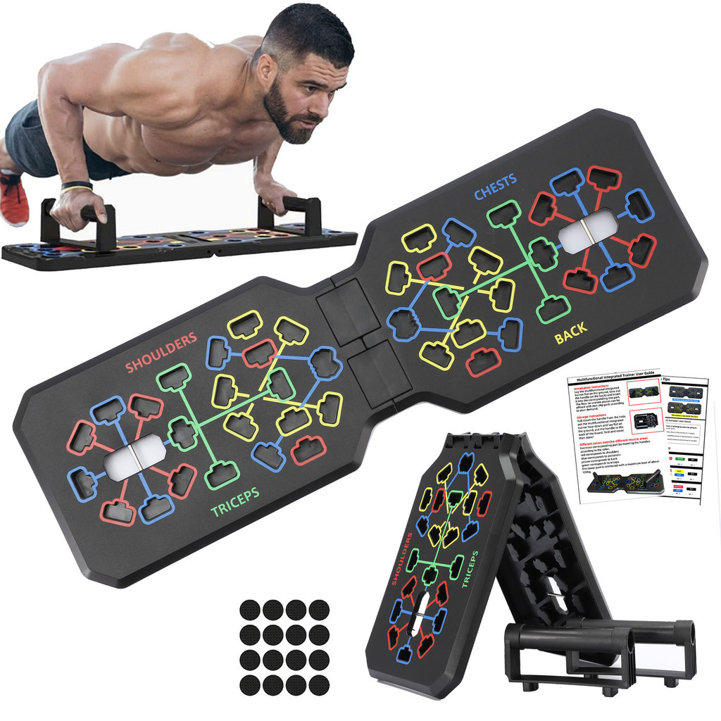 Push-Up Board T-Shaped Push-Up Bracket Home Push-Up Training Board Set Chest Muscle Abs Training De