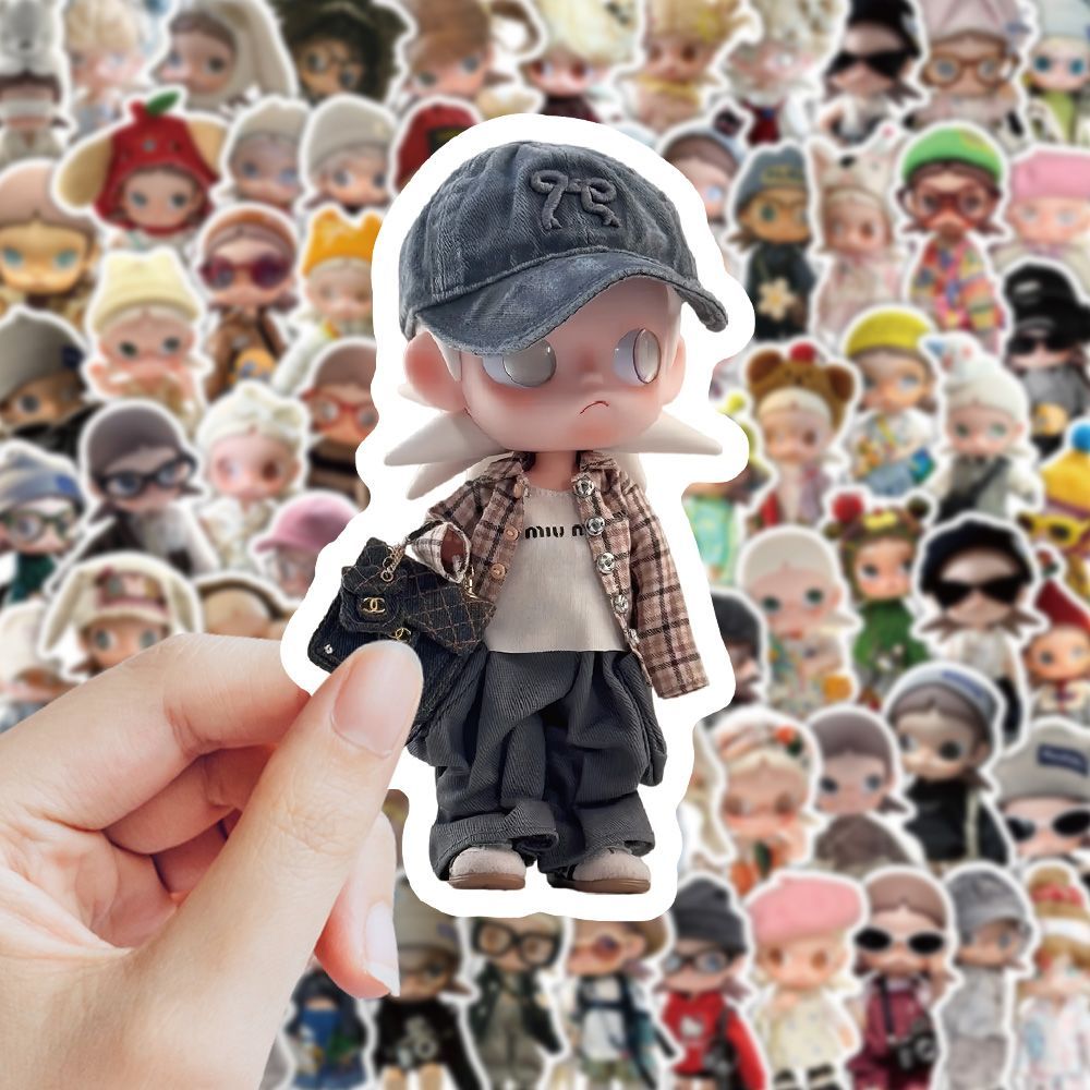 Zsiga Zsiga Zsiga สวมใส่สติกเกอร์ทุกวันน่ารักการ์ตูนสาวน้อย Merchanted diy คู่มือสติกเกอร์ Zhang Gaz