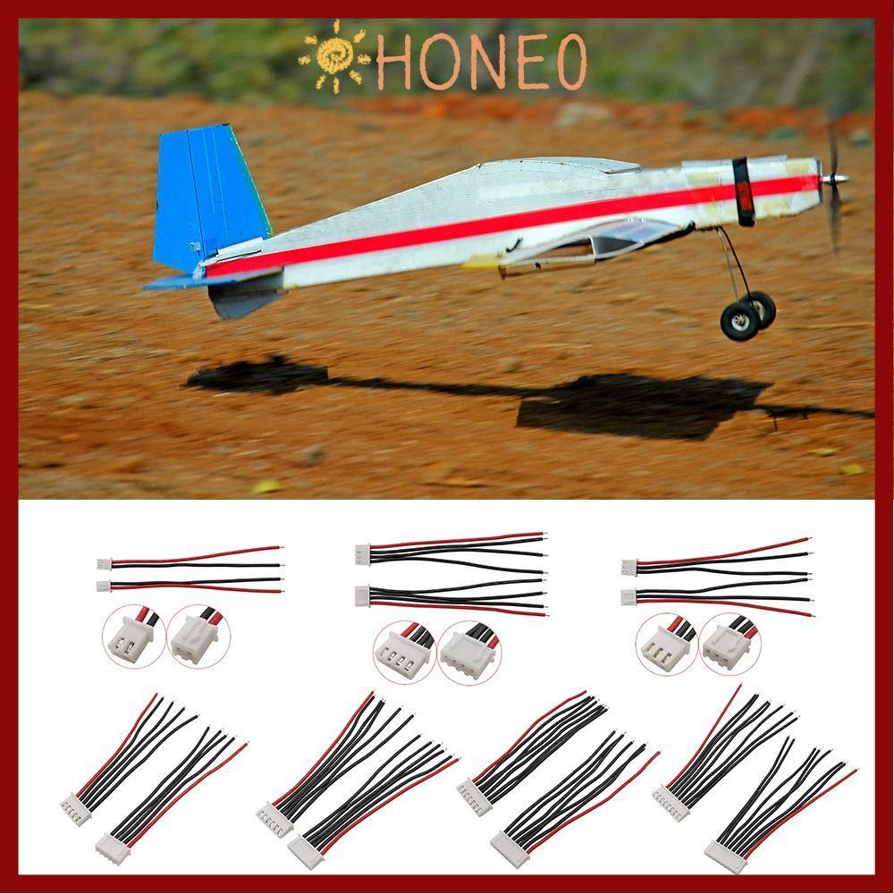 HONE RC Lipo แบตเตอรี่ Balancer ปลั๊กชาร์จ, 22AWG 1S 2S 3S 4S 5S 6S 7S สายไฟ, เครื่องบิน DIY 10 ซม.J