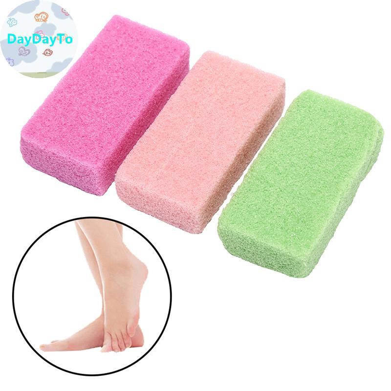 DayDayTo หินภูเขาไฟฟองน้ํา Exfoliate Foot Care ลบ Hard Dead Skin Feet Rasp TH