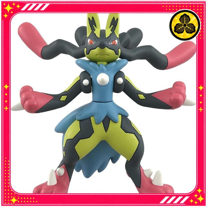 Takara Tomy Pokémon Moncolle Yellow Mega Lucario Figure