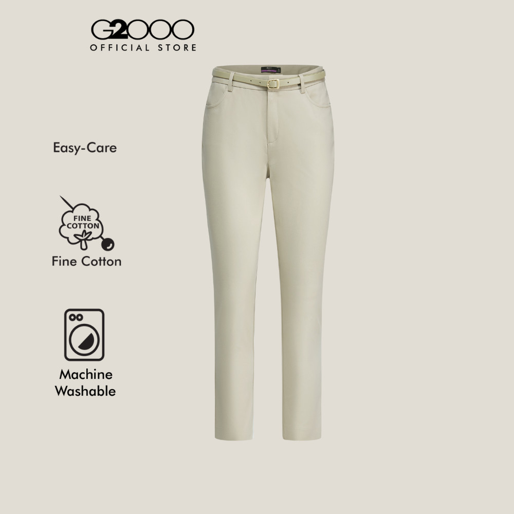 G2000 กางเกงขายาวสำหรับผู้หญิง ทรง Skinny Shape รุ่น 5626313853 GREEN