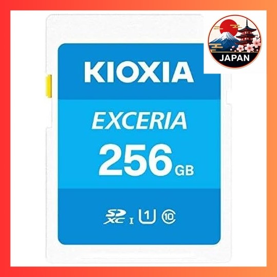 [Directly from Japan]KIOXIA KSDU-A256G UHS-I compatible Class 10 SDXC memory card 256GB【Prime Japan】