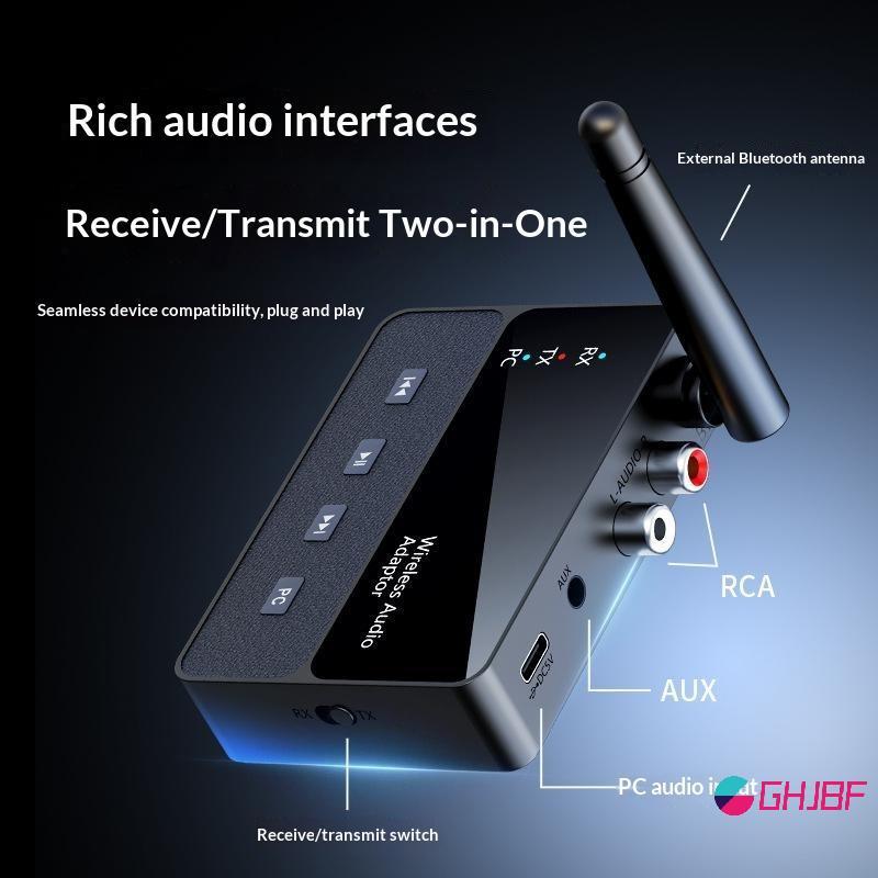 GHJBF] 6 เสียงอัพเกรด HiFi อะแดปเตอร์เสียงไร้สาย 20M ช่วง 1 ชิ้นสําหรับ Home Travel รถ TV หูฟัง ssnc