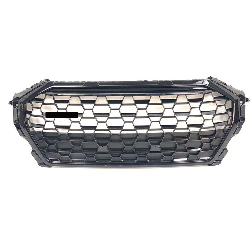 กันชนหน้าสีดําเปลี่ยนกระจังหน้ากลาง Mod RSQ3 สําหรับ 19-23 Audi Q3 G2N SUV