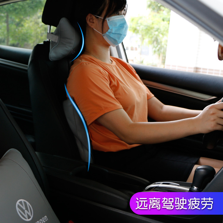 A3/A4L/A5/A6L/Q2L/Q3/Q5/Q7 รถพนักพิงศีรษะคอหมอนคู่รถที่นั่งหมอนเบาะ