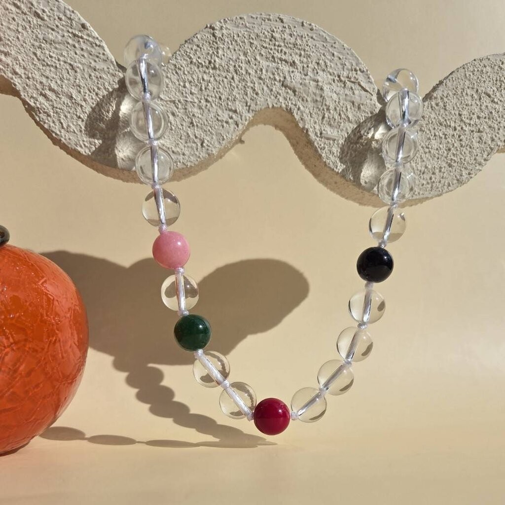 (WELRY.acc) พร้อมส่ง สร้อยคอคริสตัลใส รุ่น Nira