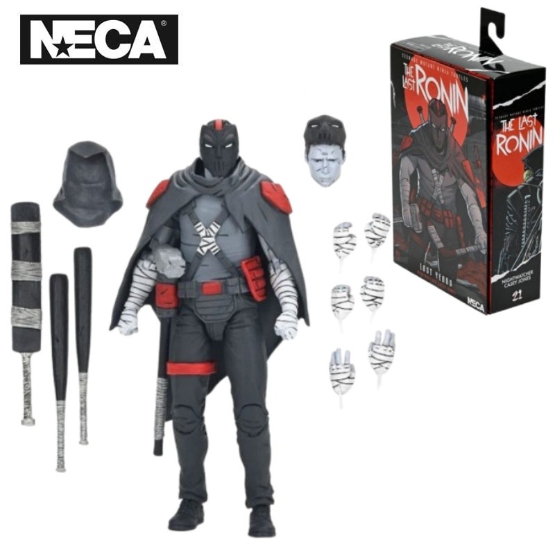 NECA 54410 ของเล่นเต่านินจาวัยรุ่น (The Last Ronin The Lost Years) แอ็คชั่นฟิกเกอร์ Casey (Nightwatc