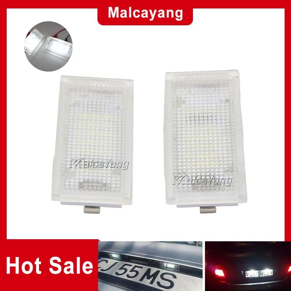 1 คู่สีขาว 3528 ไฟป้ายทะเบียน Led สําหรับ BMW E46 4D 323i 325i 328i 6000k 12V จํานวนแผ่นหลอดไฟ