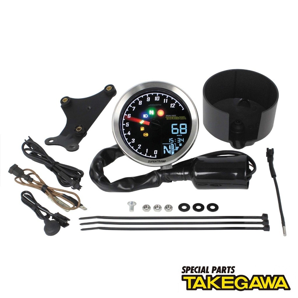 ไมล์รุ่น Super Multi DN - TAKEGAWA ใส่ Monkey125, CT125, Dax125 แท้ ใหม่