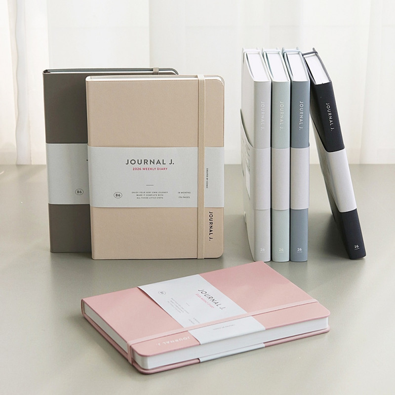 2026 KOREA DIARY — ICONIC Journal J B6 Weekly