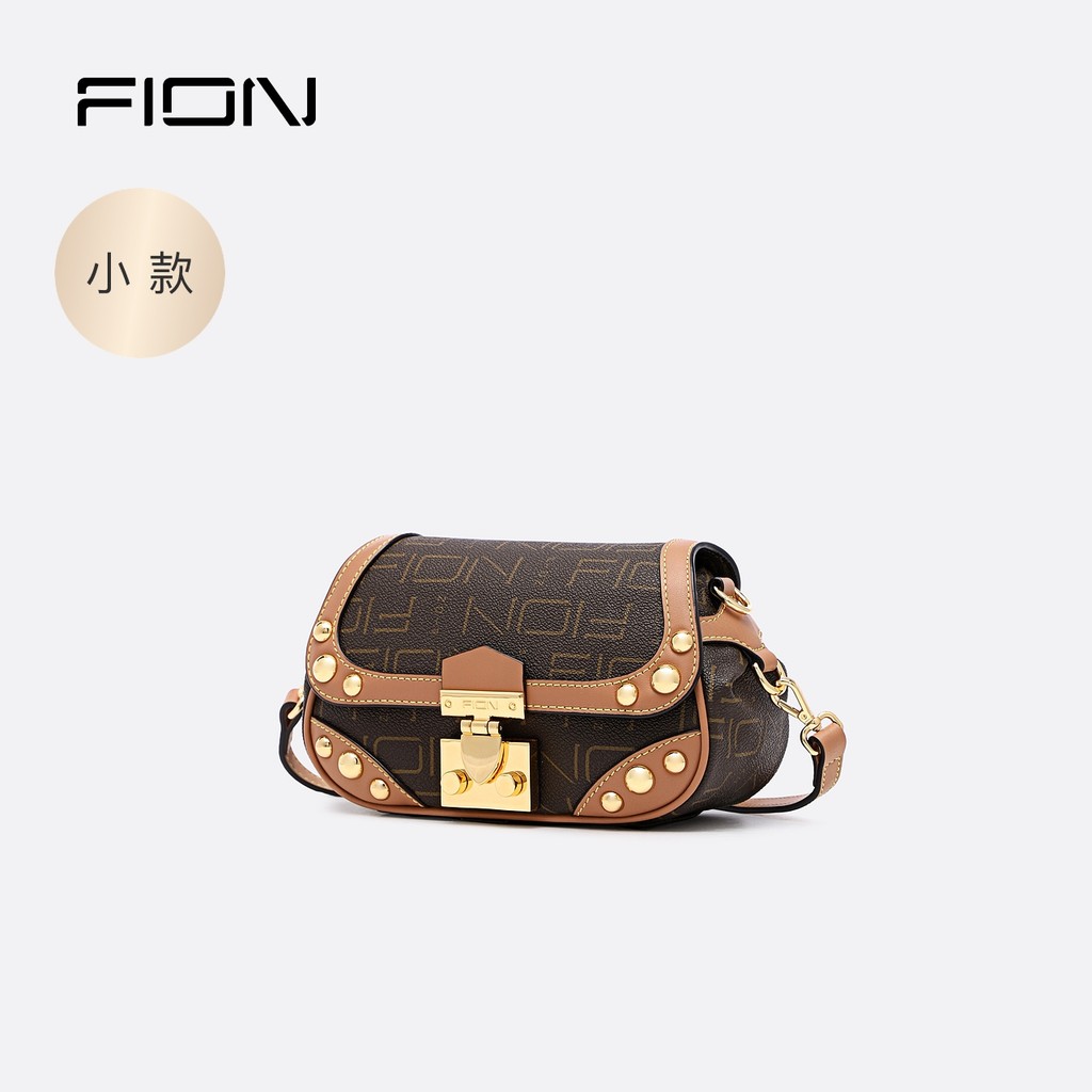 Fion/Fion Fion Daughter Series อานกระเป๋าสุภาพสตรี Presbyopic ไหล่เดียวหรูหรา High-End Texture Commu