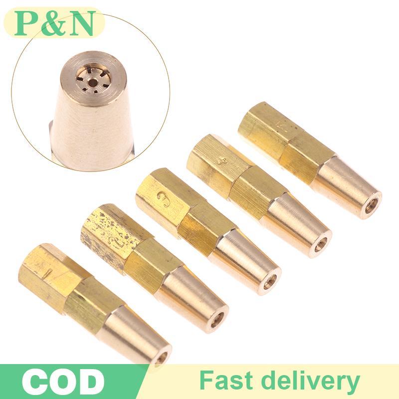 [P&N] เปลี่ยนส่วนเคล็ดลับทองแดงโพรเพนเชื่อมหัวฉีด 0.5/0.6/0.7/0.8/0.9 มม.สําหรับ H01-2 ผู้ถือแก๊สเชื