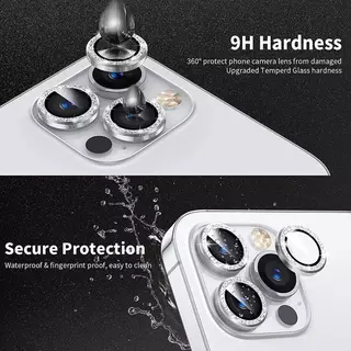[มีสีให้เลือกมากมาย] เหมาะสำหรับฟิล์มเลนส์กล้อง iPhone11-17Pro max Diamond Edition ฟิล์มด้านหลังกล้องโทรศัพท์มือถือ