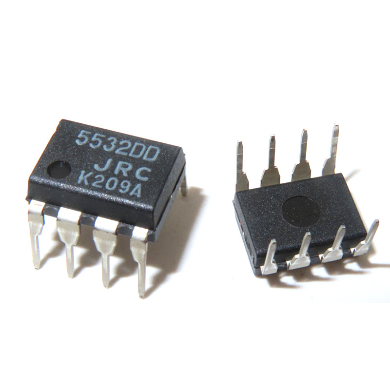 ยี่ห้อใหม่ Fever Dual Operation ic ชิป JRC5532DD NJM5532DD 5532DD In-Line DIP8
