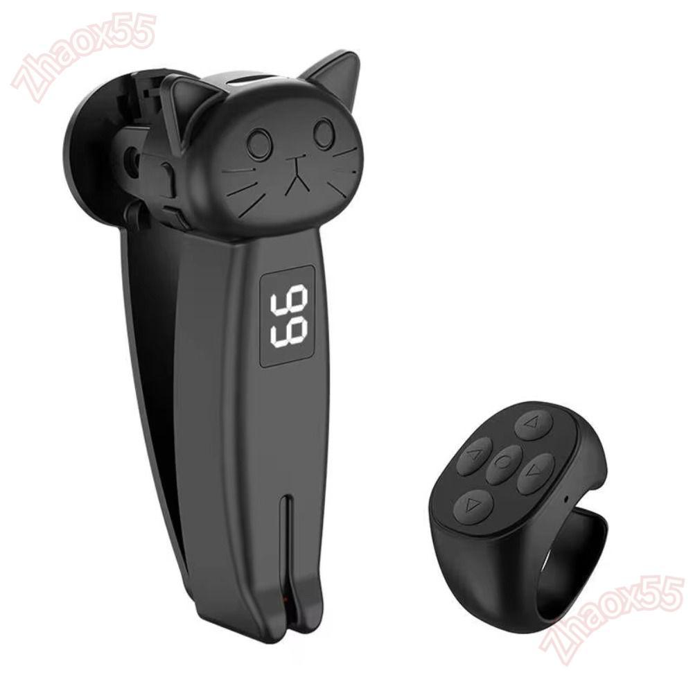 ZHAOX Electric Auto Page Turner, Mini Bluetooth-Compatible Finger Clicking อุปกรณ์, Quick Click Mute