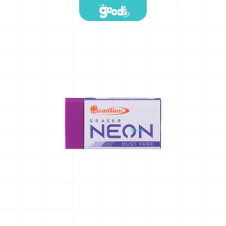 ยางลบ Quantum รุ่น QE600-50 Neon ยางลบดินสอ ควอนตั้ม ลบสะอาด กระดาษไม่เป็นขุย สีนีออน คละสี (จำนวน1ก้อน)