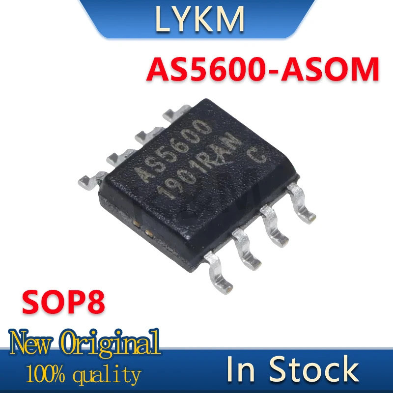 5-10/PCS ใหม่ AS5600 AS5600-ASOM SOP8 ชิปเข้ารหัสแม่เหล็กในสต็อก HZU8