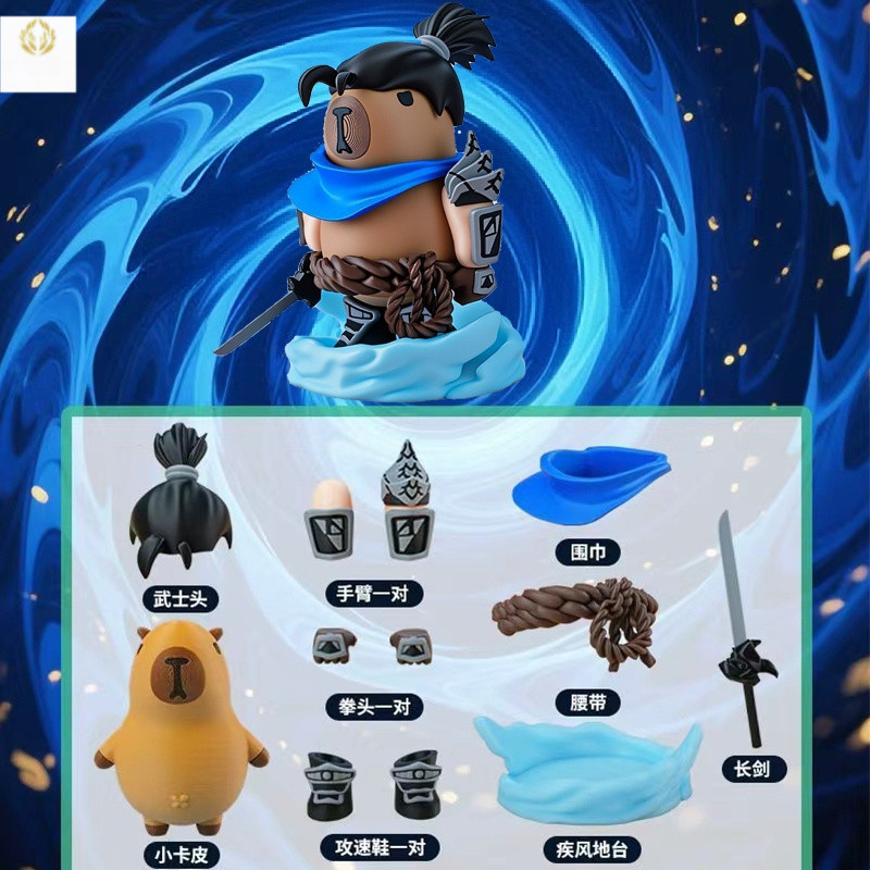 Capybara Yasuo 3D ผลิตภัณฑ์การพิมพ์ ของตกแต่งเดสก์ท็อปแม่เหล็กสร้างสรรค์