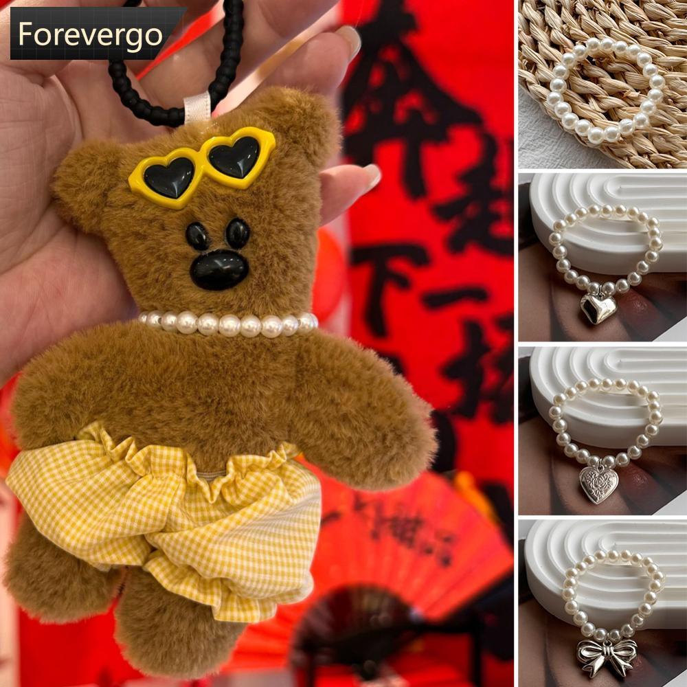 FVG การ์ตูนน่ารักตุ๊กตาตุ๊กตาสร้อยคอรักจี้มุกโซ่ที่ละเอียดอ่อนอุปกรณ์ตกแต่งสําหรับ 13 ซม.Master Dog 