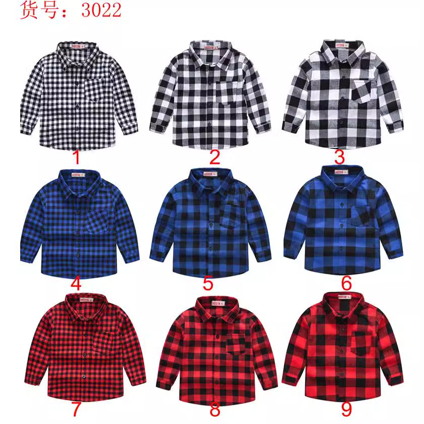 เสื้อเด็กผู้ชาย ฤดูใบไม้ผลิฤดูใบไม้ร่วงเสื้อผ้าเด็กชายตรวจสอบเสื้อแปรงกลางเด็กเล็กเสื้อเด็ก10.21